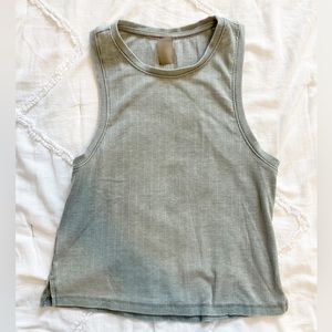 Sage green tank top